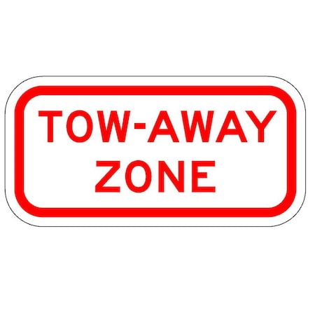 Sign Solutions Usa 12 in W, 6 in H, Aluminum, White DUS08HWT1206R7-201AP